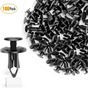Nilight 100 Pcs Hole 8.6mm Car Push Retainer Clips Kits For GM Ford