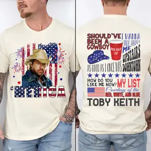 Toby Courtesy of the Red White and Blue Sweatshirt Hoodie, Toby American Shirt, 4th Of July Shirt, Toby Keith Shirt, Country Music, Western Shirt