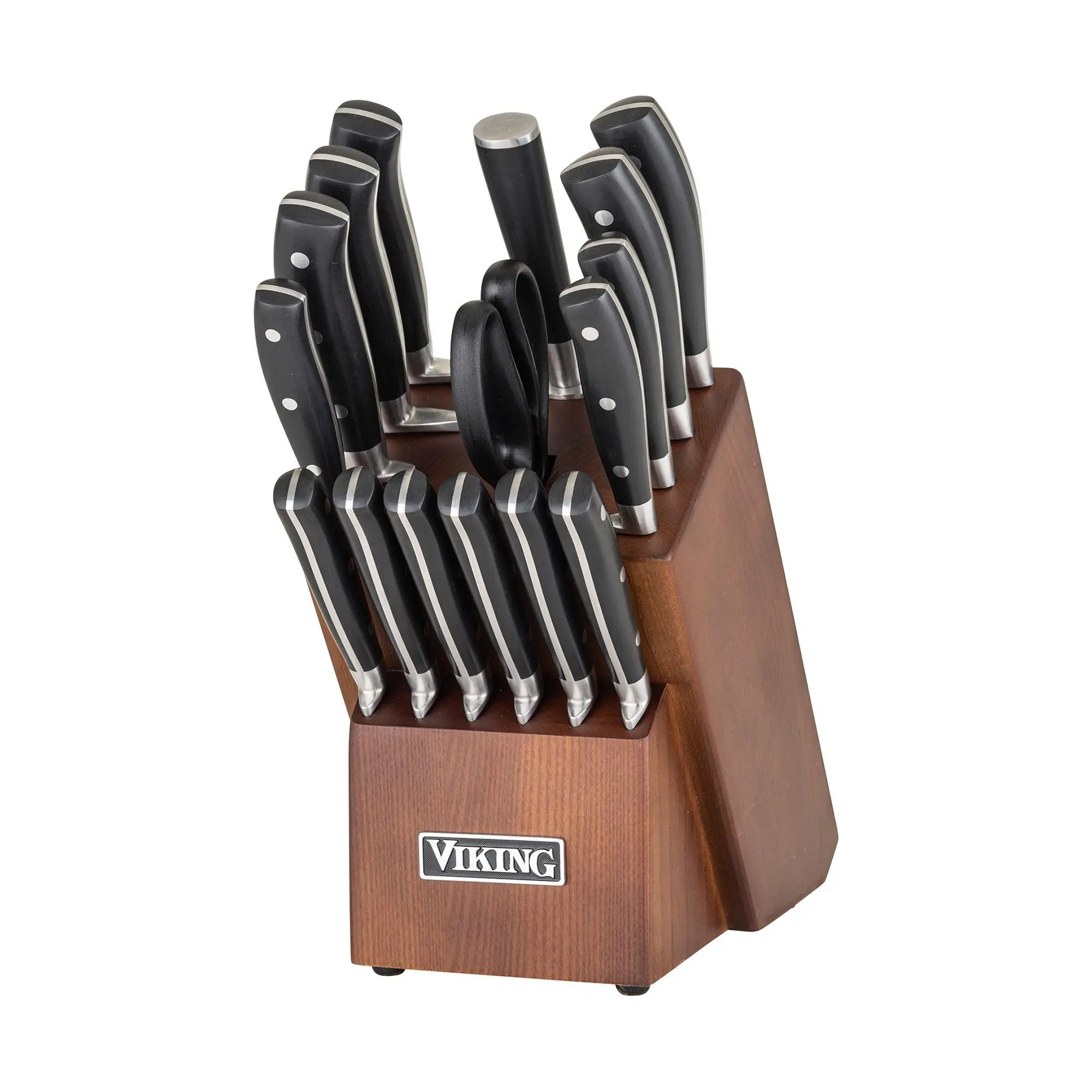 Viking 17-Piece Cutlery Set with Block