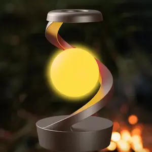 Creative Floating Design Table Lamp, USB Rechargeable Desktop Night Light, Decorative Night Light for Bedroom, Living Room, Home Decor