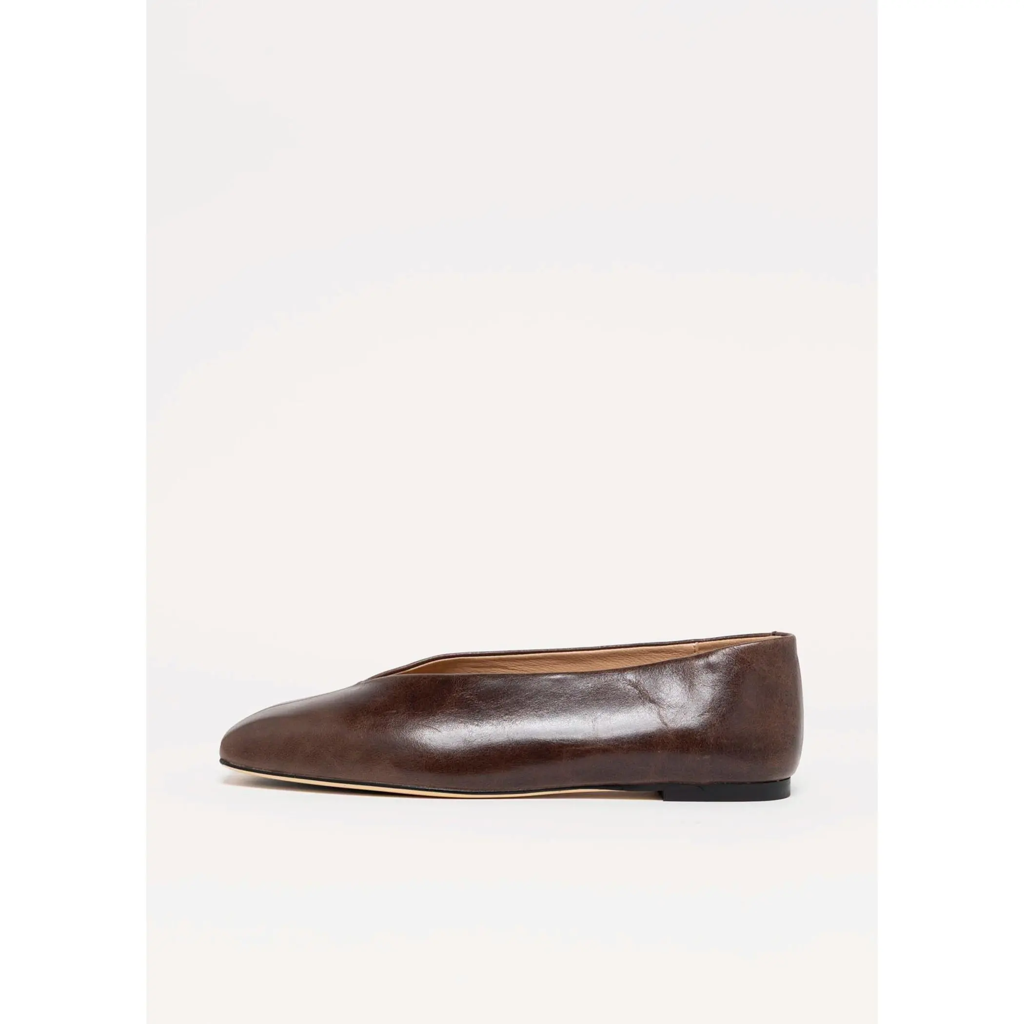 Brash Leather Flat