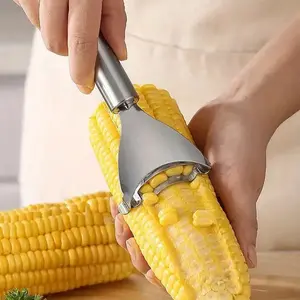 2 Counts Stainless Steel Corn Peeler, Lightweight Corn Peeling Tool, Corn Stripper Tool, Kitchen Gadgets, Camping Kitchenware