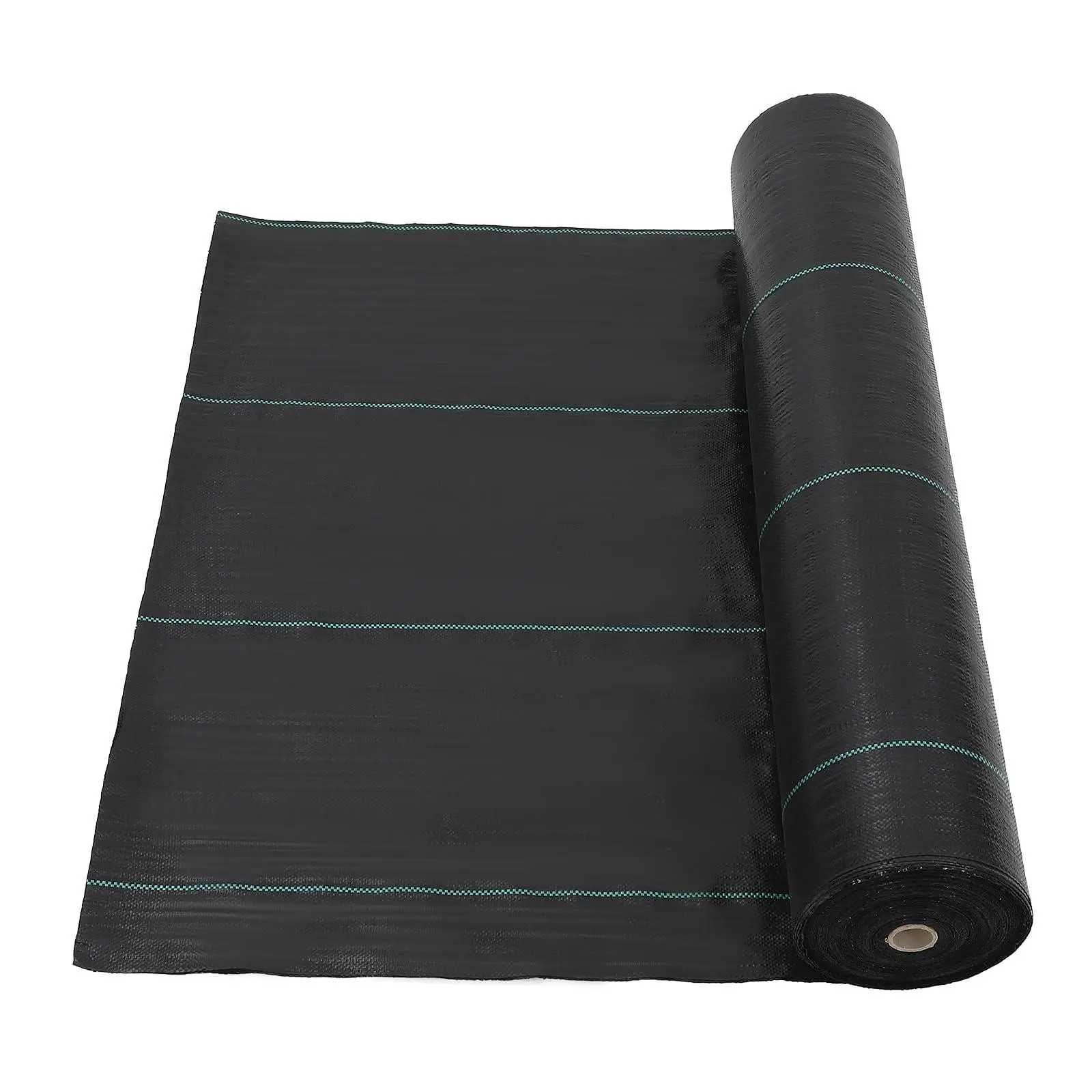 6ft x 300ft Premium Weed Barrier Landscape Fabric, 3.2oz Heavy Duty, Weed Control Fabric, High Permeability, Good for Flower Bed, Driveway Fabric and Ground Cover, Black