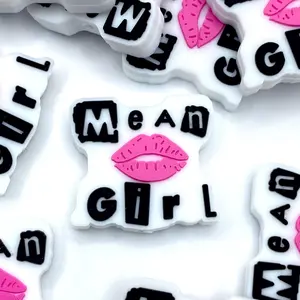 Mean Girl Silicone Focal Beads - Colorful Beads for Beaded Crafting