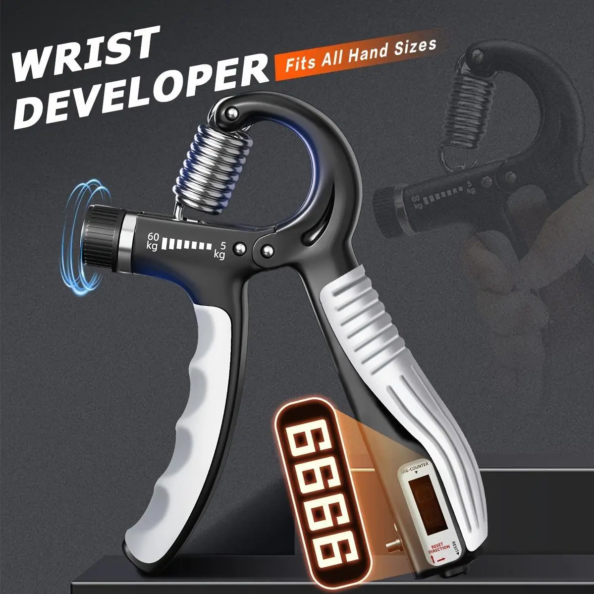 1pc a Hand Grip Strengthener That Can Be Adjusted for Resistance Designed to Enhance Forearm Strength