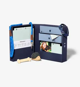 Pet Vault Keepsake Box - Memory Box for Pet Mom or Dad, Keepsake Organizer for Fur Babies