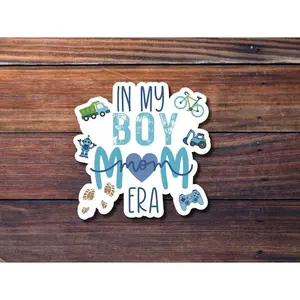 In My Boy Mama Era Sticker Waterproof Sticker Funny Sticker Die Cut Sticker Mama Sticker Mom Sticker Happy Planner Sticker