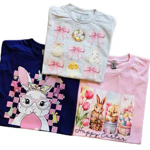 Easter Mystery T-Shirt - Variety of Designs, Loose-Fitting, Regular Sleeve, Perfect for Women - Style, Streetwear, Easter, Tshirt, Comfort, Spring