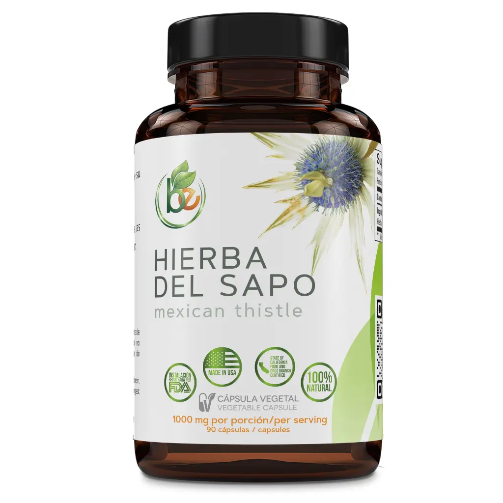 Hierba del Sapo (Mexican Thistle) - 90 Vegetable Capsules - 1000mg Per Serving - Authentic 100% Natural Eryngium carlinae - Vegan, Non-GMO & Gluten-Free - Traditional Support for Metabolic Balance & Systemic Cleansing - by BEXPERTSUSA tiktokshopspringglow