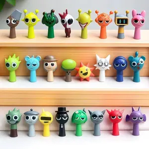 Mini Sprunki Action Figure Toy Cartoon Movie Sprunki Wenda Model Doll Figurines Gift