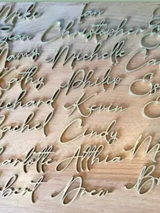 Wedding Name Plates