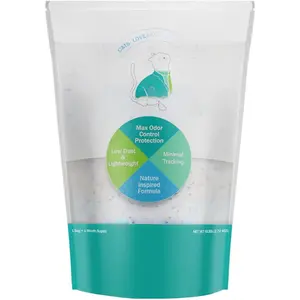 Silica   Litter | Unscented, Lightweight, Non-Clumping, Low Dust & , Long-Lasting Odor Control for Cats and Kittens | 6 lb Bag of  Litter