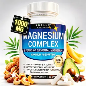 1X Toplux Magnesium Complex 8 Essential Magnesium Supplement 1000m