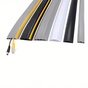 1pc Multi-size Soft Wire Slot, Walk-through Slot, For Storage Network Wire Electrical Wire Socket, Wall Walk-through Wire And More, Cable Organizer