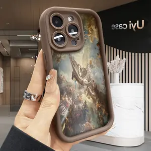 Angel Ascending to Light Phone Case for iPhone 17 Air 16 Pro Max 15 Plus 14 13 12 11 X XS Shockproof Silicone TPU Bumper Drop Protection Soft Cover