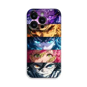 Demon Slayer 2 Liquid Silicone Case for iPhone 11-16 Pro Max, Full-Print Anime Design, Fade-Resistant & Shockproof | Perfect for Kimetsu Fans