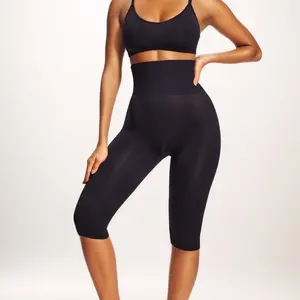 High-Waisted Shaping Capri Leggings for Women, Tummy Control & Butt Lifting, Sculpting Yoga & Workout Pants, Plus Size Compression Activewear