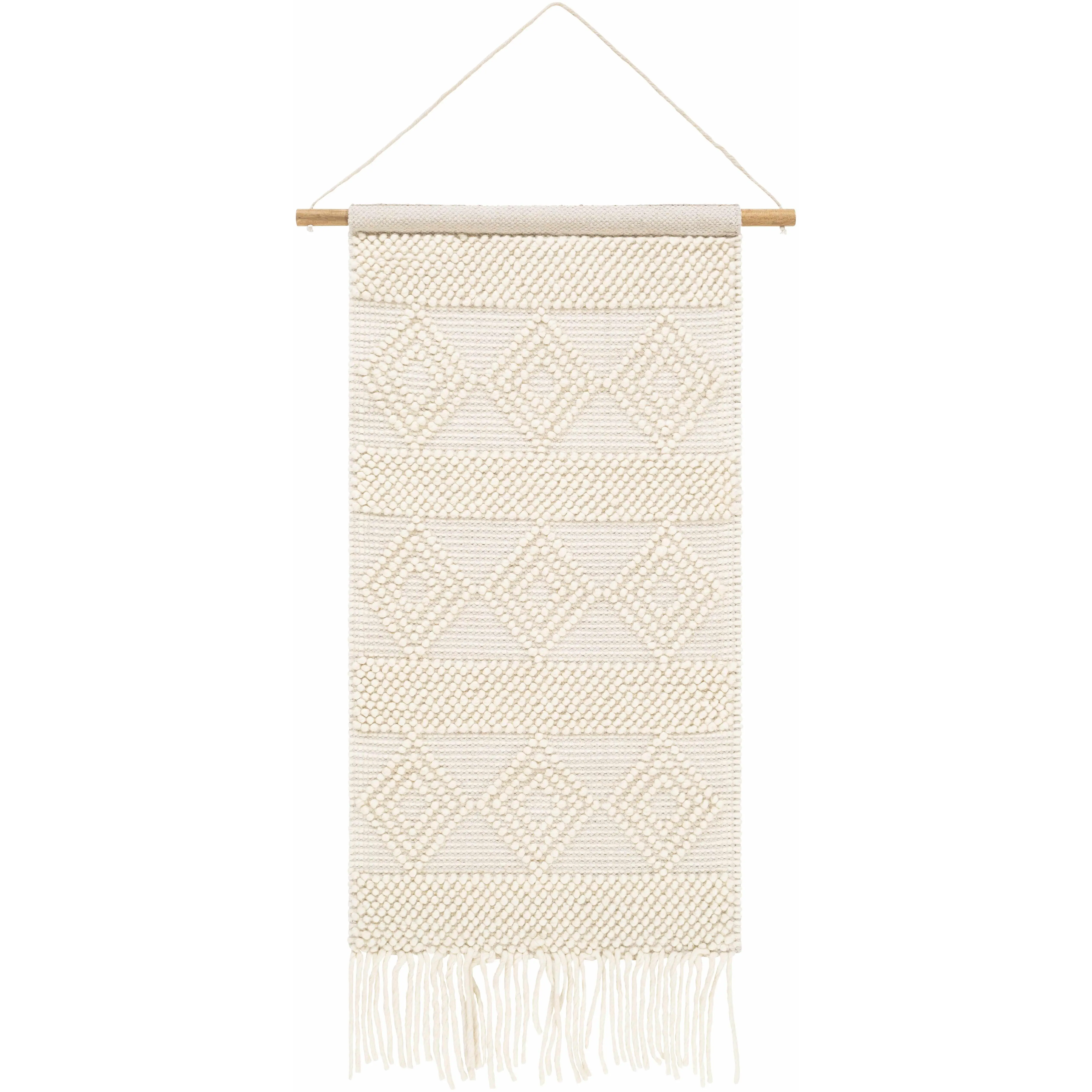 Smithdale Beige Woven Wall Hanging, Home Decor Ornaments, Hanging Decor, Interior Decoration Accessories, Home Supplies Ornaments