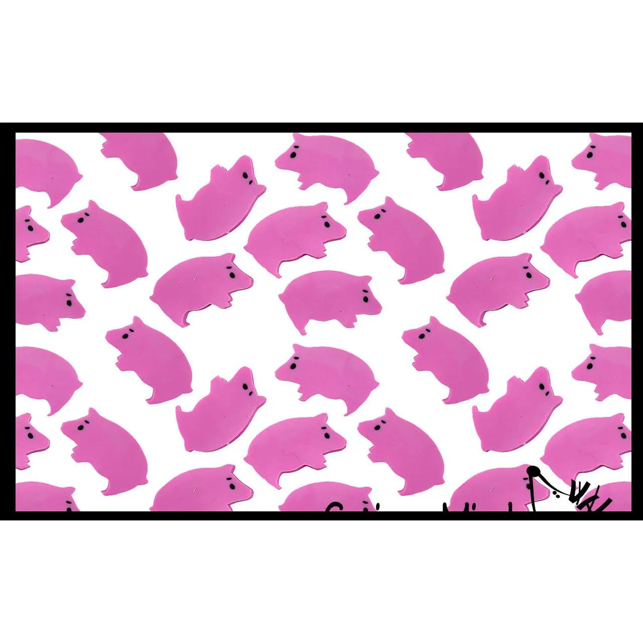 Pig Mini Erasers - Farm Novelty and Functional Adorable Eraser Novelty Treasure Prize, School Classroom Supply, Math Counters - Sorting - Party Favor 144 (12 Dozen)