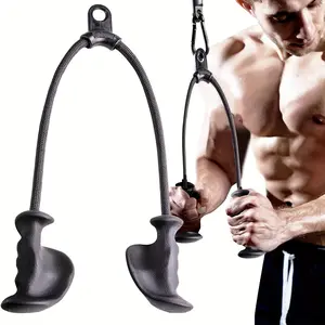 Manueklear Triceps Training Rope, Cable Accessory Handle, Gym Exercise Pull Down Rope, Comfortable Grip, Hand Grips, Sit Ups, Enhance Range, Gym Accessories