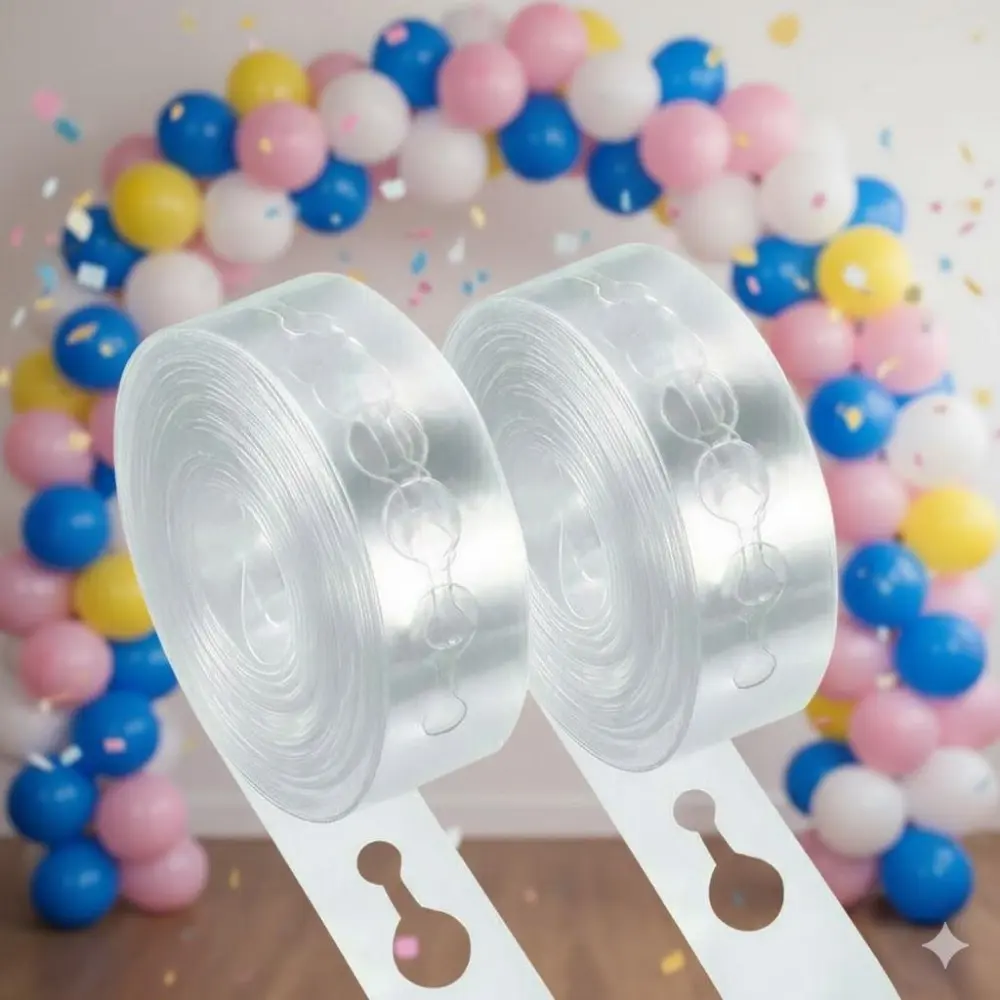 DIY Balloon Arch Decor Chain: Essential Multi-Use Connector for Wedding & Birthday Party Backdrops, Creative Balloon Chain Links, Home Party Decoration Kit, Balloon Arch Assembly Set