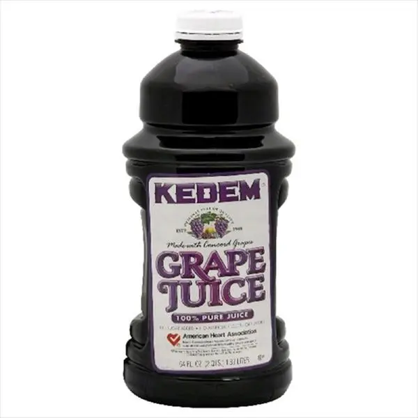 212 MAIN Sugar-Free Concord Grape Juice Beverage - Kedem 64 fl oz (Pack of 8)