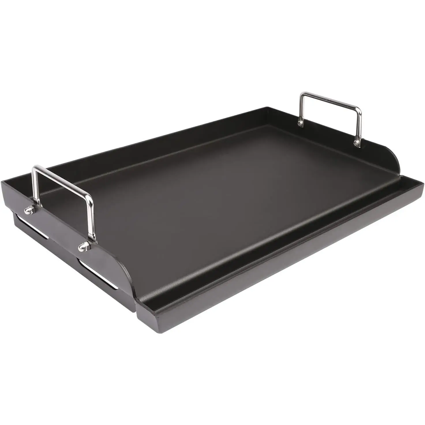 Barbecue Grill 25inchx16inch Non-Stick Flat Top Grill Pan Universal Suitable for Gas Stove Barbecue Grill Outdoor Fun Compatible with Stainless Steel Utensils Anti-Stick
