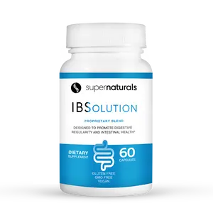 Super Naturals Health IBSolution - 60 Capsules, Made in USA, Non-GMO, Gluten Free & Vegan, for Digestive Issues, Natural Gut & Bowel Support, Digestive Health, Dietary Supplement, Healthcare & Fitness