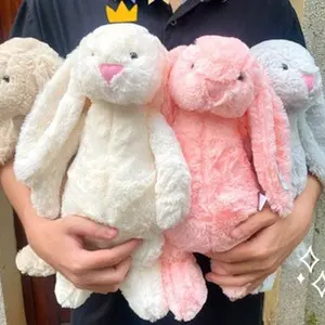 Jellycat Bunny Fluffy Plush, Snuggly Stuffed Rabbit, Cozy Bunny Toy, Perfect for Girlfriend, Kids & Baby, Easter Basket Gift, Sweet Home Decor & Cuddle Buddy