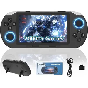Sf3000 Retro Game Console 64GB, Portable Handheld Video Gaming Machine, 4.5 Inch IPS HD Screen, TV Output Support, Perfect Gift Idea