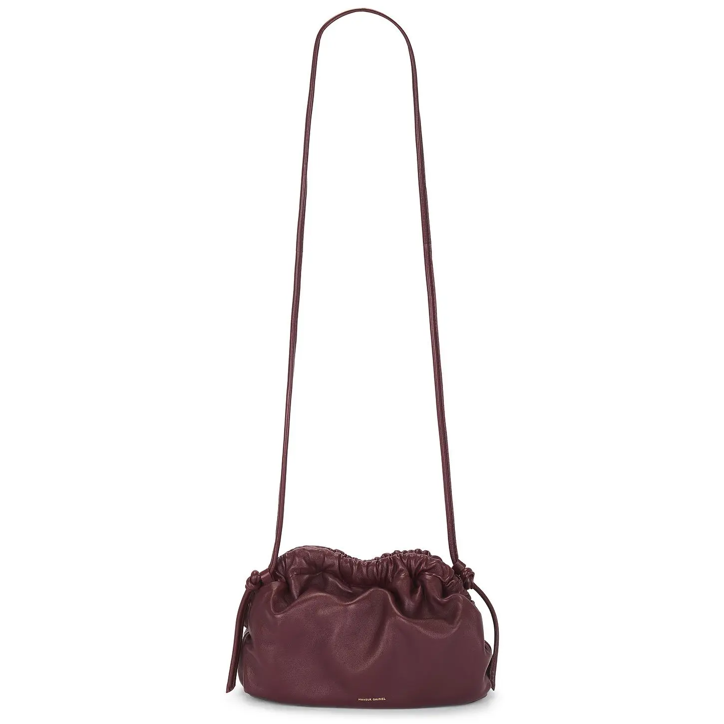 Mansur Gavriel Mini Cloud Clutch in Pomegranate