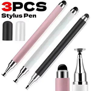 Smart Tablet Phone Universal 2 in 1 Capacitive Large Stylus Pen 3PCS for Smartphone & Computer Android Screen