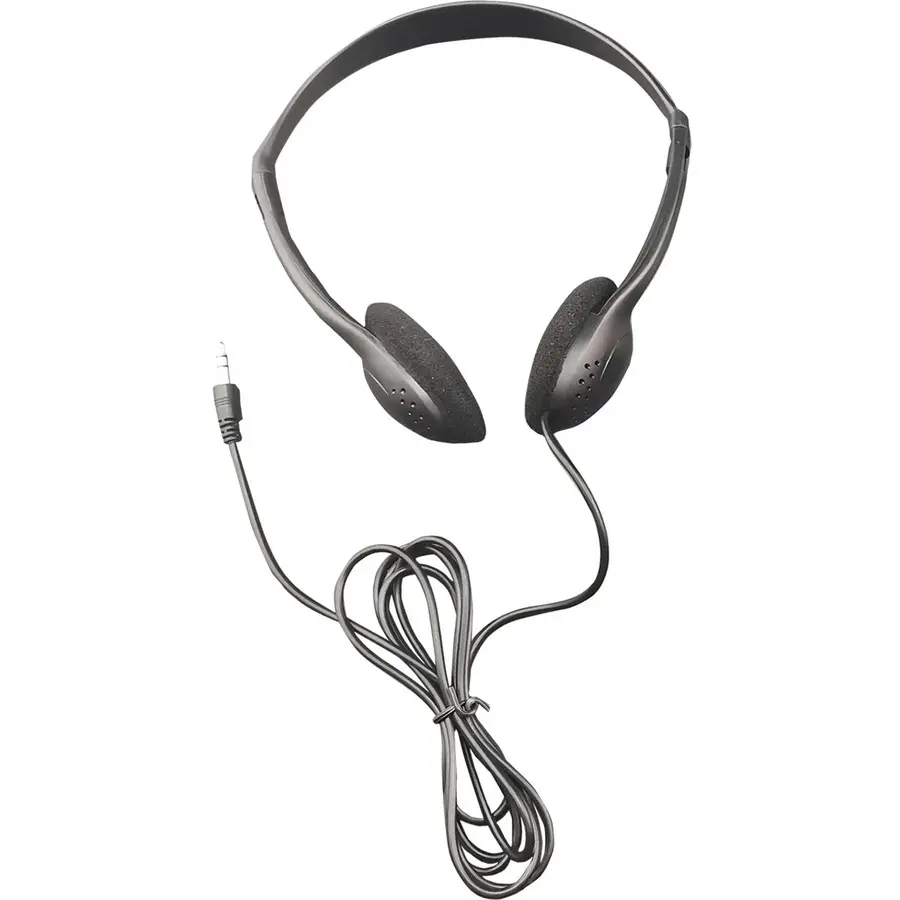 Hamilton Buhl Personal-Sized Economical Audio Headphones, 100-Pack