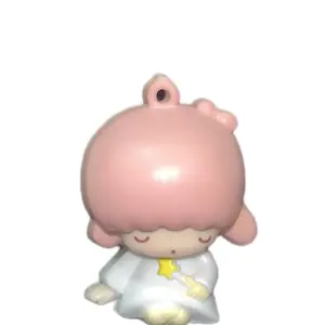 Twin Stars (Girl) Mini Sleeping Figurine - Pink Design with Intricate Details & Elegant Craftsmanship