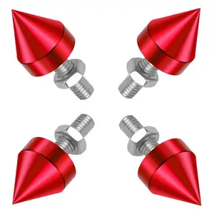 Pointed License Plate Screws, Car and Motorcycle Modified License Plate Frame Fixing Screws, Decorative License Plate Screws