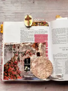 He is Not Here New Testament Interactive Bible Journaling Page Kit