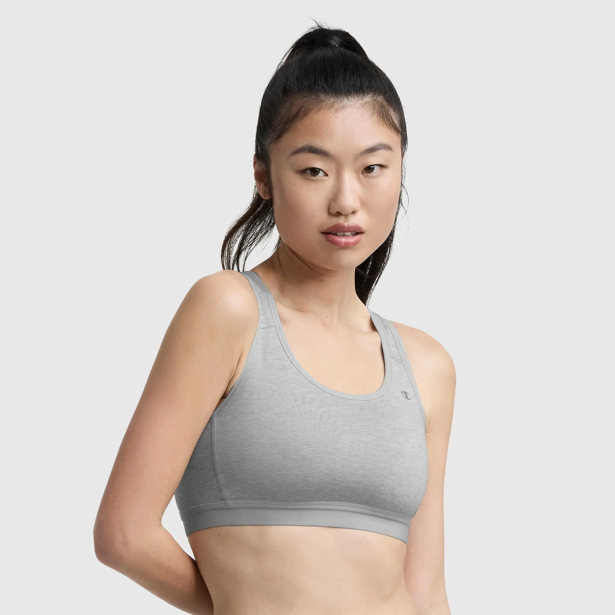 Champion Compression Sports Bra, C Logo Champion Compression Sports Bra, C Logo