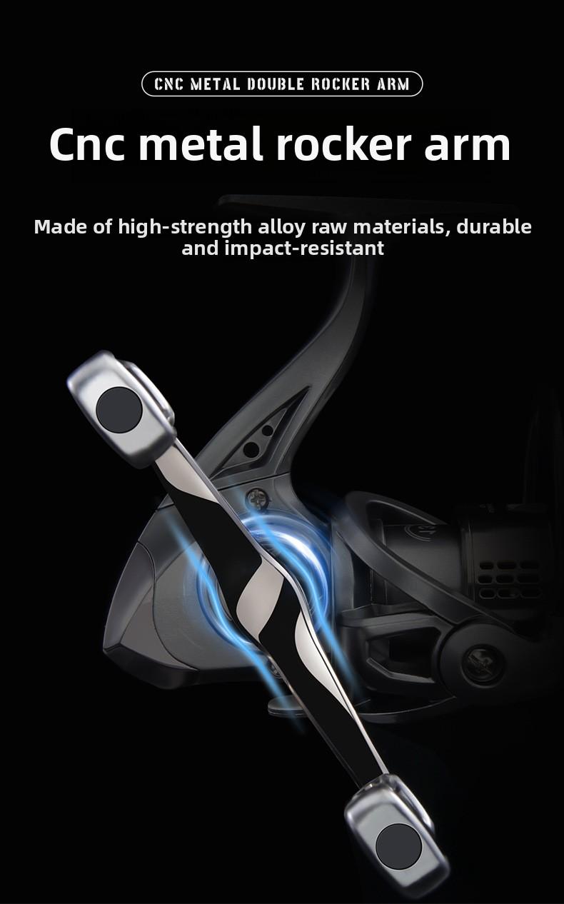 Luya spinning wheel Stella double rocker arm fishing wheel long throw fish wheel Chromium Casting Fishing Reel