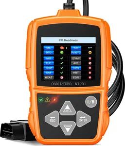 NT201 OBD2 Scanner Code Reader for  and  - Reset Check Engine Light, Read and Clear Fault Codes, Live Data Diagnostic Tool for   Since 1996
