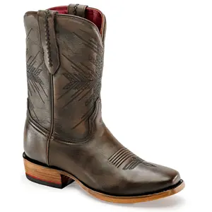 Chisos No. 2 - Men's Cowboy Boot Brushed Brown