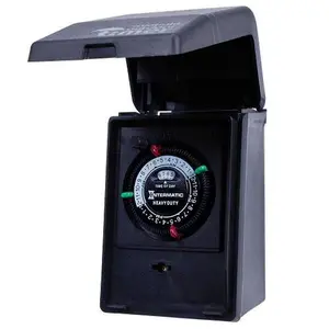 Intermatic P1121 24 Hour Outdoor Mechanical Plug-In Timer with Built-In Enclosure