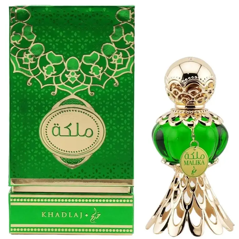 Khadlaj Malika Green Concentrated Perfume Oil, 20 Ml