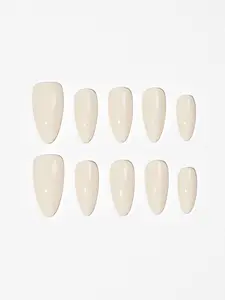 Aura Nails Milk Glass Almond Press-On Nails - 10 Pc Set