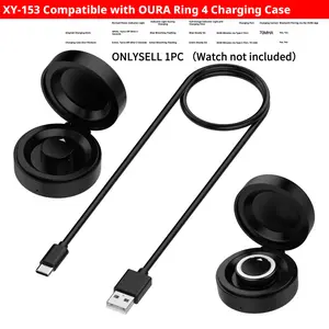 Charging Case Compatible with Oura Ring Gen4 XY-153, Ring Not Included