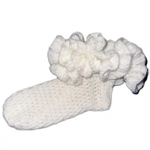 Not Your Grandie Crochet Full Bloom Ruffled Socks - Available in All Sizes