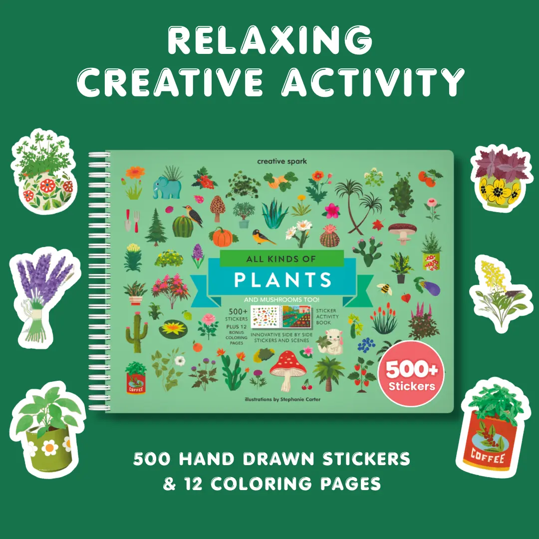 Plants Sticker Book Plants Sticker Book