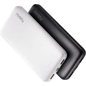 2-Pack 10000mAh Dual USB Portable Charger, USB-C Fast Charging Power Bank, Backup Charger For iPhone 15,14,13, Galaxy S23,22, Pixel and etc