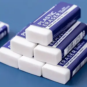 Set of 6 Erasers for Students, Ideal for Pencil Exams, Art Supplies & Art Materials, High-Quality 2b Rubber Erasers, Perfect Student Award Gift!, Office School Supplies