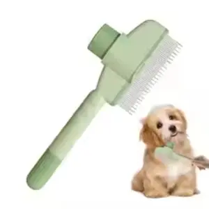 Pet Grooming Comb for Dogs & Cats, One-Click De-Shedding Brush, Massaging Dematting Tool, Effective Fur Removal, Easy Cleaning, Grooming Supplies