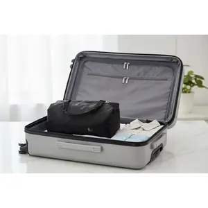 Travel Folding Carry Bag Black – Lightweight & Packable